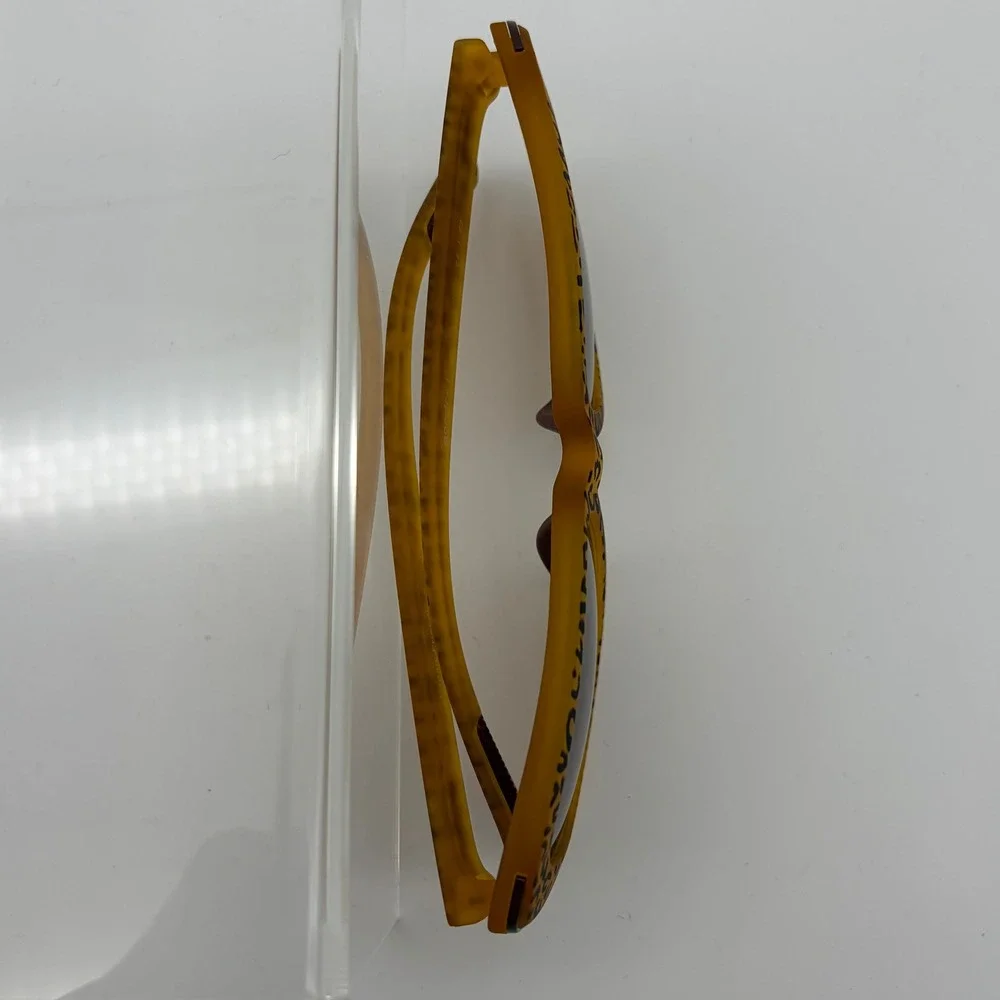 Goodr Runway Sunglasses Its Not A Cheetah Yellow Leopard Print Brown Lens